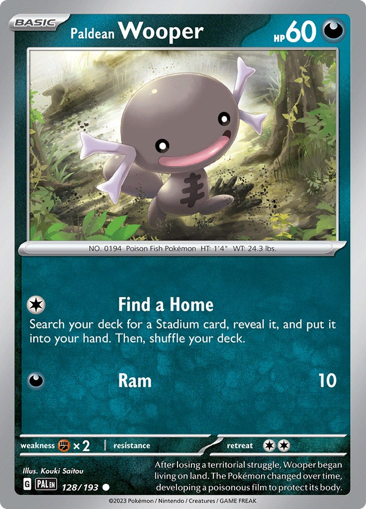Paldean Wooper - 128/193 [PAL - 128/193]