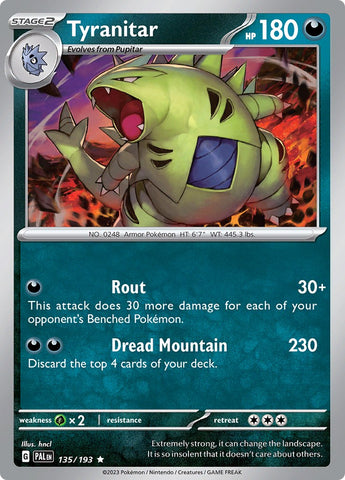 Tyranitar - 135/193 [PAL - 135/193]