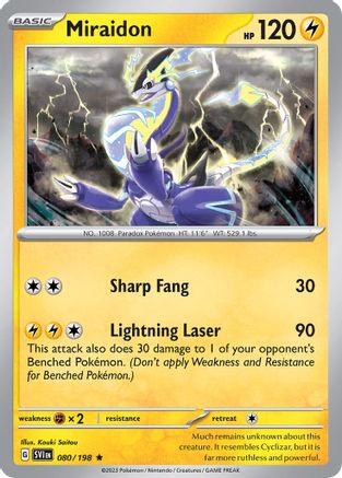 Miraidon (80/198) [Deck Exclusives] - Rare