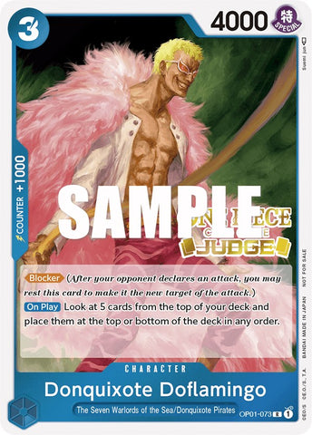 Donquixote Doflamingo (Judge) [OP-PR - OP01-073]