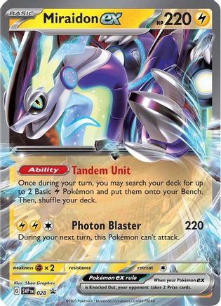 Miraidon ex (028) [SV Scarlet & Violet Promo Cards] Holofoil - Promo