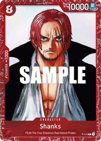 Shanks (Premium Card Collection -ONE PIECE FILM RED Edition-) [OP-PR - P-016]