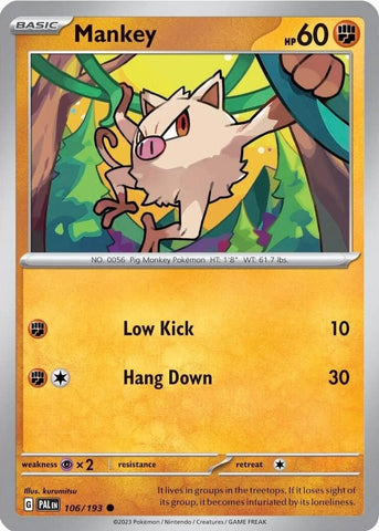 Mankey - 106/193 (Cosmos Holo) [MCAP - 106/193]