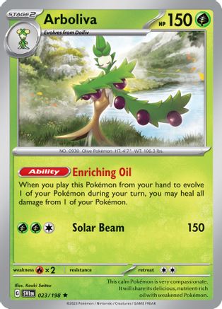 Arboliva (Line Holo) (023/198) [Miscellaneous Cards & Products] Holofoil - Rare