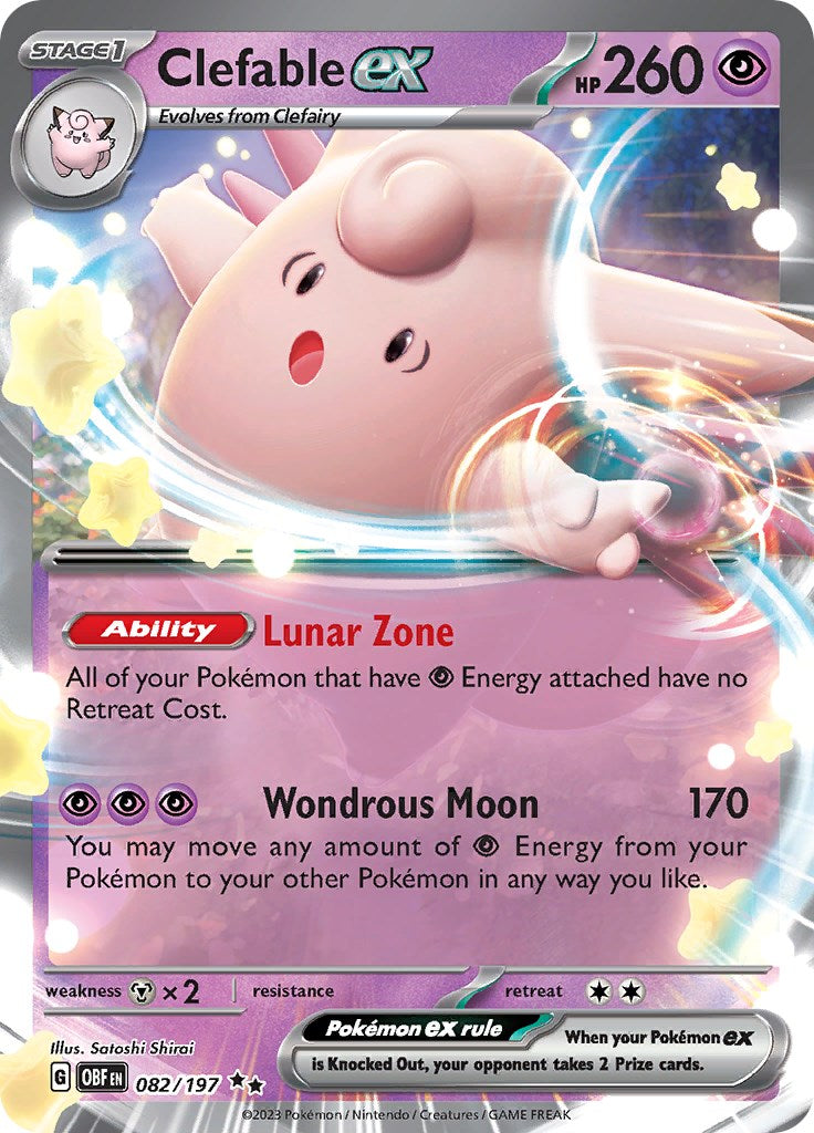 Clefable ex [OBF - 082/197]