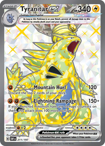 Tyranitar ex - 211/197 [OBF - 211/197]