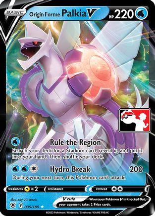 Origin Forme Palkia V (39/189) [Prize Pack Series Cards] Holofoil - Ultra Rare