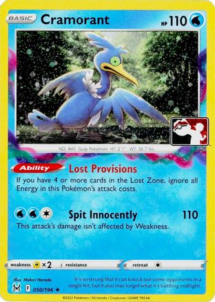 Cramorant (050/196) [Prize Pack Series Cards] Holofoil - Rare