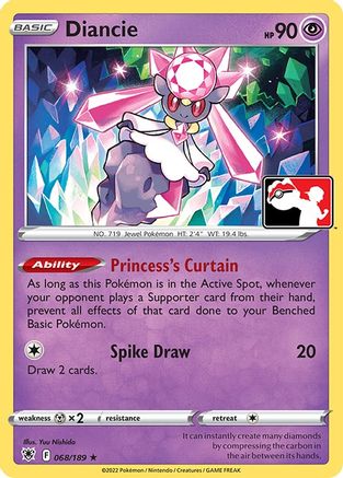 Diancie (68) [Prize Pack Series Cards] - Rare