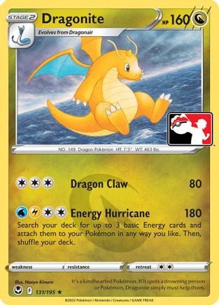 Dragonite (131) [Prize Pack Series Cards] - Rare