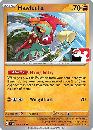 Hawlucha (118) [Prize Pack Series Cards] - Rare