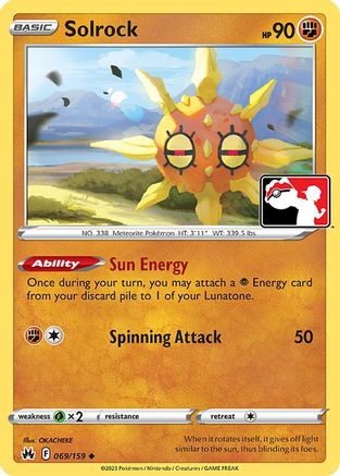 Solrock (069/159) [Prize Pack Series Cards] - Uncommon