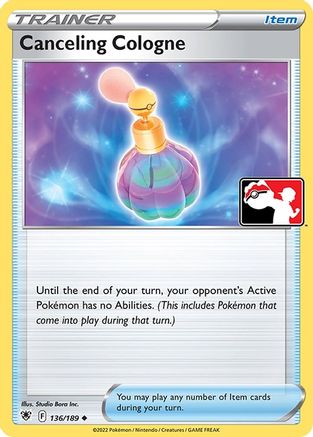 Canceling Cologne (136/189) [Prize Pack Series Cards] Holofoil - Uncommon