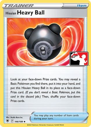 Hisuian Heavy Ball (146) [Prize Pack Series Cards] Holofoil - Uncommon