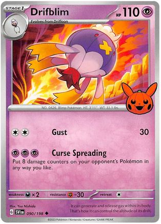 Drifblim (090) [Trick or Trade BOOster Bundle 2023] - Uncommon