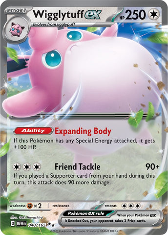Wigglytuff ex - 040/165 [MEW - 040/165]