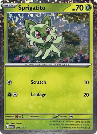 Sprigatito (001) [McDonalds Promos 2023] Holofoil - Promo
