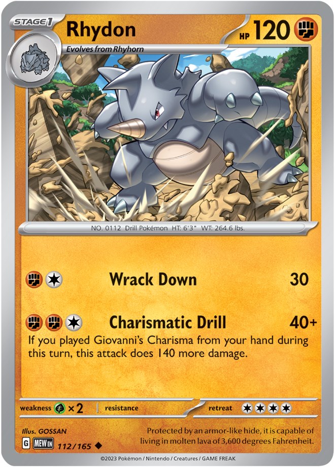 Rhydon [MEW - 112/165]