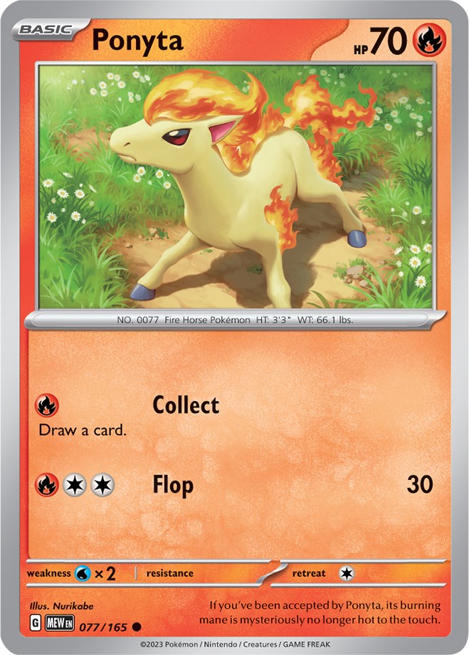 Ponyta [MEW - 077/165]