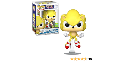 Super Sonic First Appearance - Sonic the Hedgehog #877 (Glow In The Dark) (Summer Convention 2022)