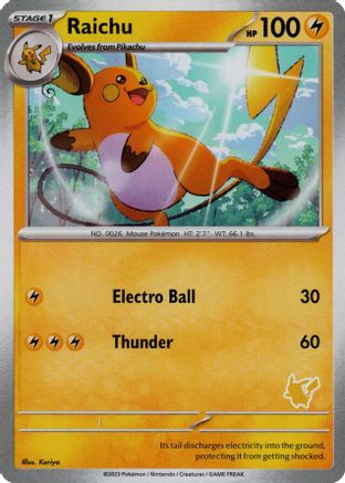 Raichu [My First Battle] - Unconfirmed