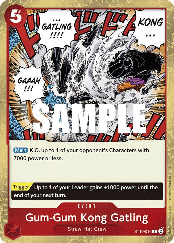 Gum-Gum Kong Gatling [ST-10 - ST10-016]