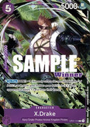 X.Drake (CS 2023 Top Players Pack) [Winner] (OP01-114) - One Piece Promotion Cards Foil
