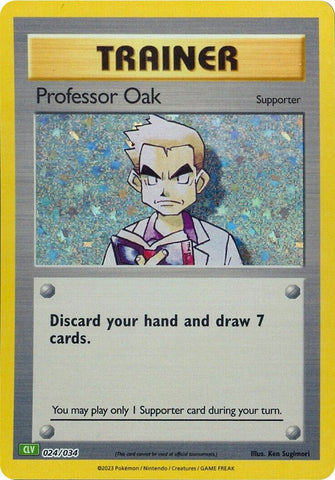 Professor Oak (CLV) [CL - 024/034]