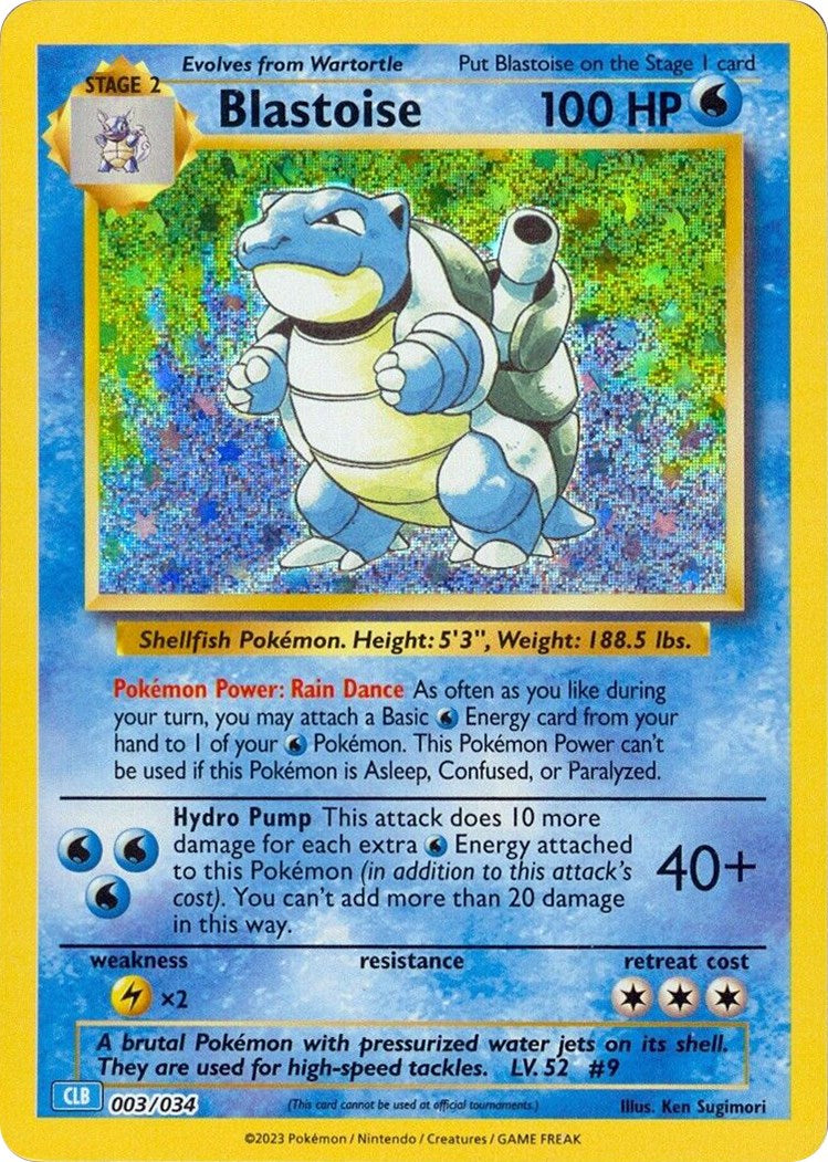 Blastoise [CL - 003/034]