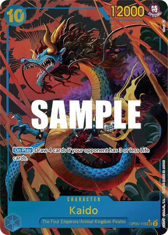 Kaido (118) (Alternate Art) [OP05 - OP05-118]