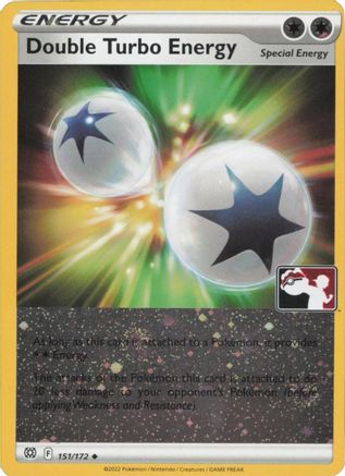 Double Turbo Energy (Cosmos Holo) (151/172) [Prize Pack Series Cards] Holofoil - Uncommon