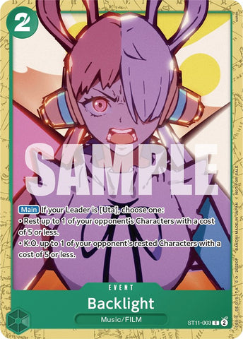 Backlight (Starter Deck 11: Uta Deck Battle) [OP-PR - ST11-003]