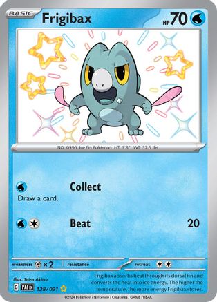 Frigibax (128/091) [SV Paldean Fates] Holofoil - Shiny Rare