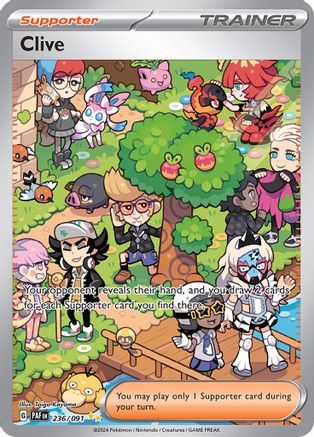 Clive (236/091) [SV Paldean Fates] Holofoil - Special Illustration Rare