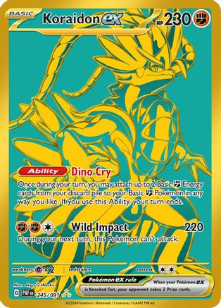Koraidon ex (245) [SV Paldean Fates] Holofoil - Hyper Rare