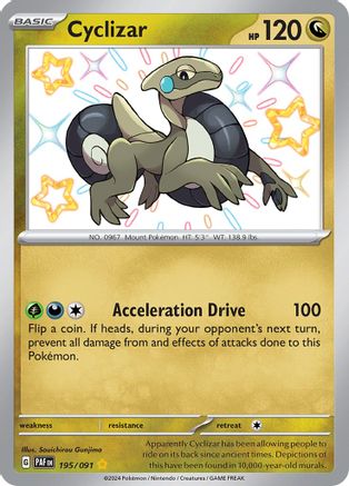 Cyclizar (195/091) [SV Paldean Fates] Holofoil - Shiny Rare