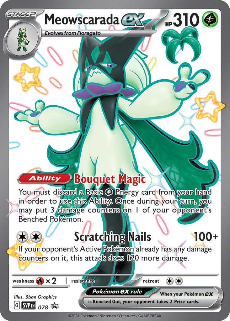 Meowscarada ex - 078 [SVP - 078]