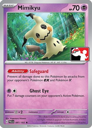Mimikyu (097) [Prize Pack Series Cards] - Rare