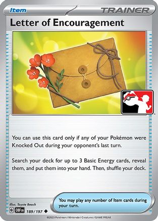 Letter of Encouragement (189) [Prize Pack Series Cards] - Uncommon