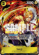 Sanji (Offline Regional 2024) [Winner] (OP03-102) - One Piece Promotion Cards Foil
