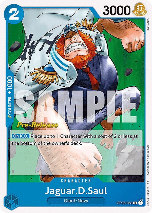 Jaguar.D.Saul [OP06 PRE - OP06-053]
