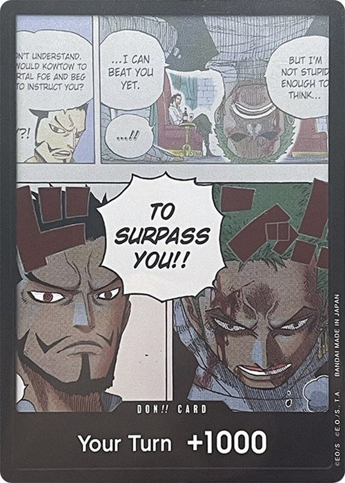 DON!! Card (Mihawk & Zoro) (Double Pack Set Vol. 3) [OP06]