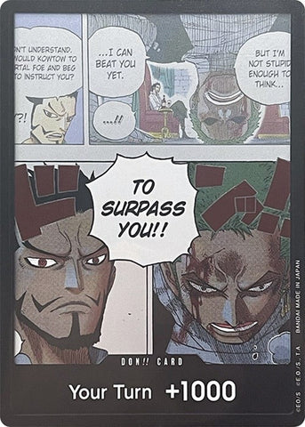 DON!! Card (Mihawk & Zoro) (Double Pack Set Vol. 3) [OP06 - 000]