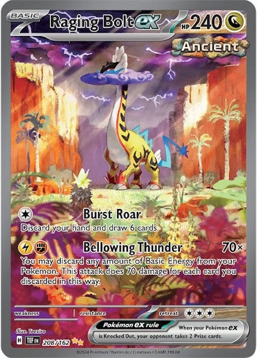 Raging Bolt ex - 208/162 [TEF - 208/162]