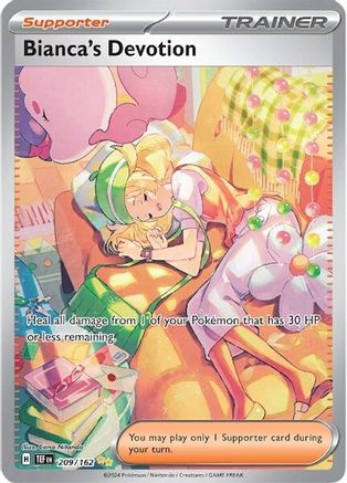 Bianca's Devotion (209/162) [SV05 Temporal Forces] Holofoil - Special Illustration Rare