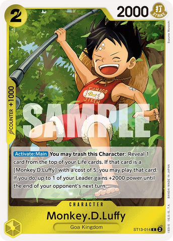 Monkey.D.Luffy (014) [ST-13 - ST13-014]