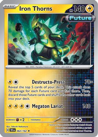Iron Thorns (062/162) [Deck Exclusives] - Rare
