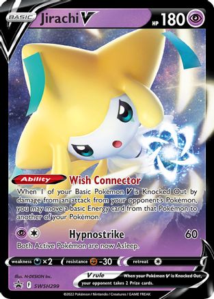 Jirachi V (SWSH299) [SWSH Sword & Shield Promo Cards] Holofoil - Promo
