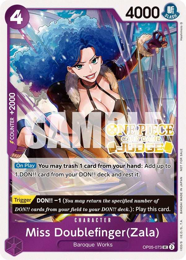 Miss Doublefinger(Zala) (Judge Pack Vol. 3) [OP-PR - OP05-073]