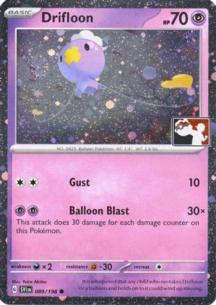 Drifloon (Cosmos Holo) (089/198) [Prize Pack Series Cards] Holofoil - Common